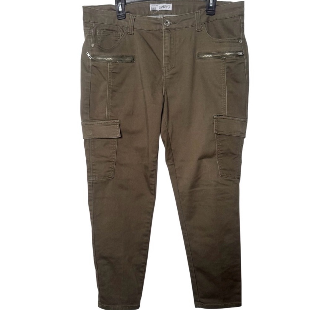 Women's Olive Cargo Pants